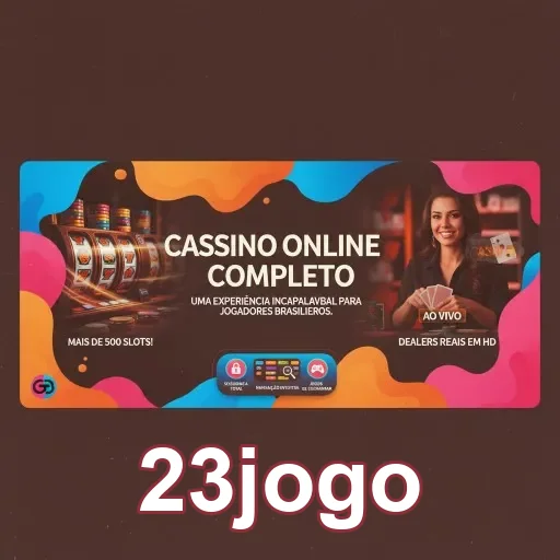 Experiência de cassino online na 23jogo com dealers ao vivo.