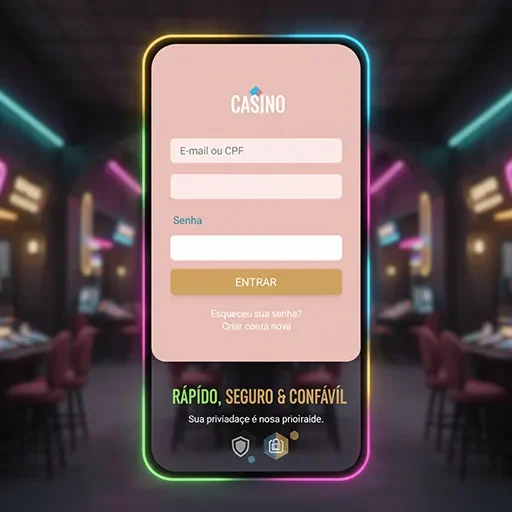 Tela de ajuda no celular para acesso e proteção da conta